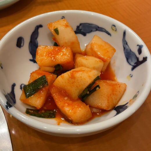 金龍　カクテキ